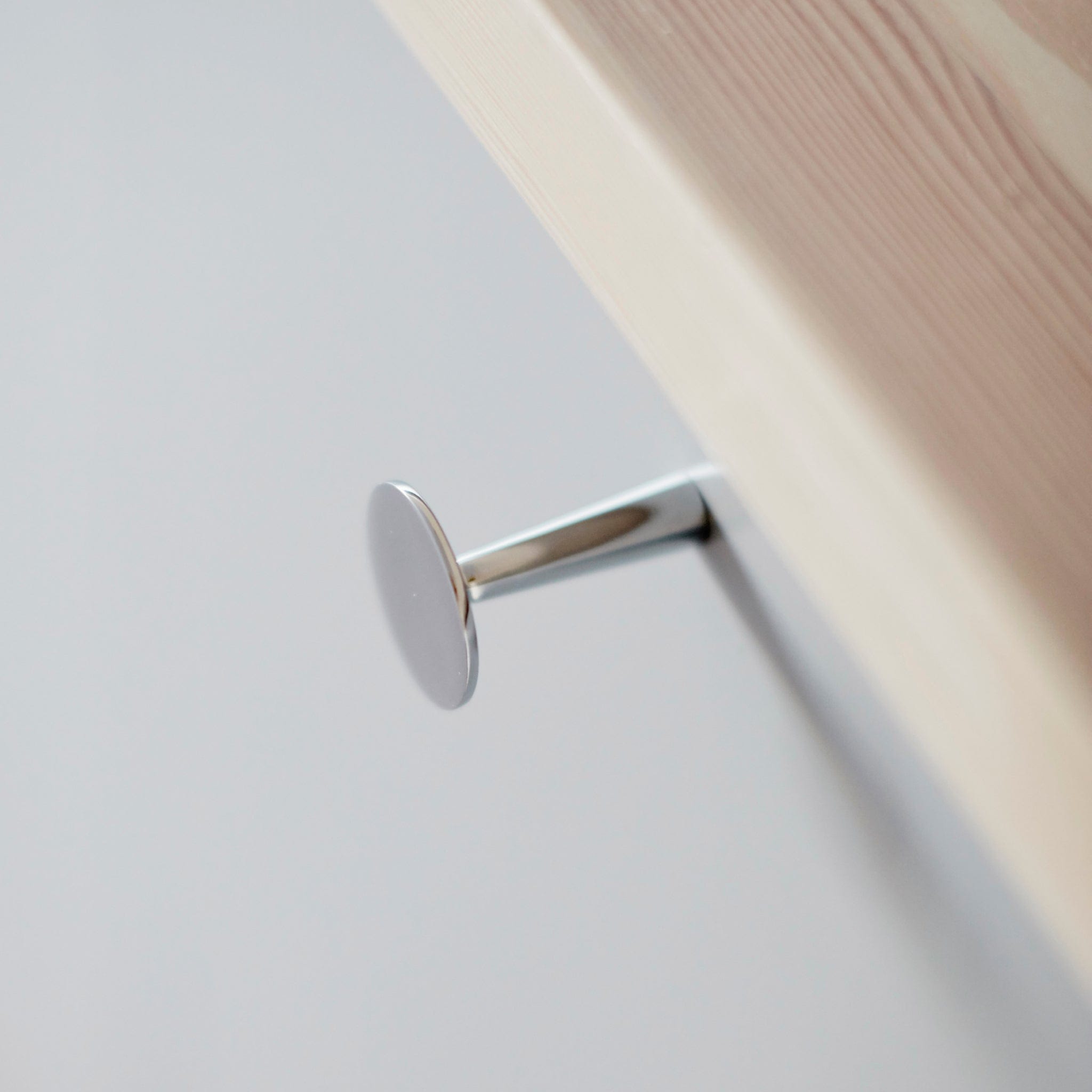 TS 1:1 | Knop i Børstet Krom Ø 30 mm x D 40 mm Habo HB-18092 FINICC