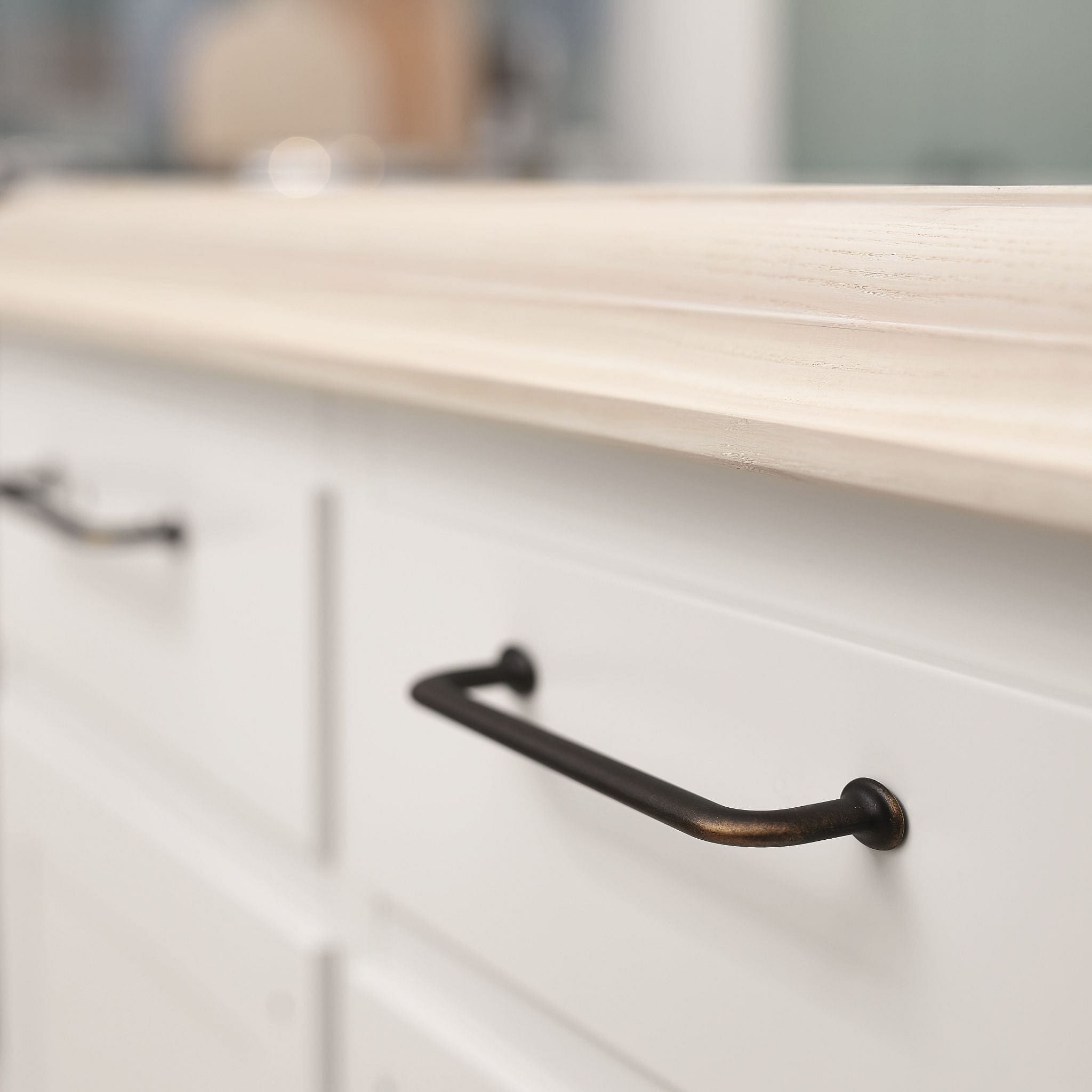U-Turn | Greb i Antik Brun L 187 mm (C/C: 160 mm) Furnipart FINICC