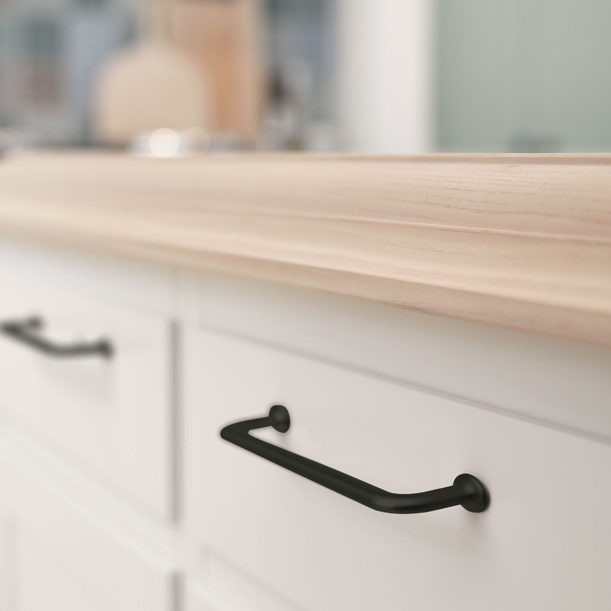 U-Turn | Greb i Mat Sort L 187 mm (C/C: 160 mm) Furnipart FP-540760160-99 FINICC