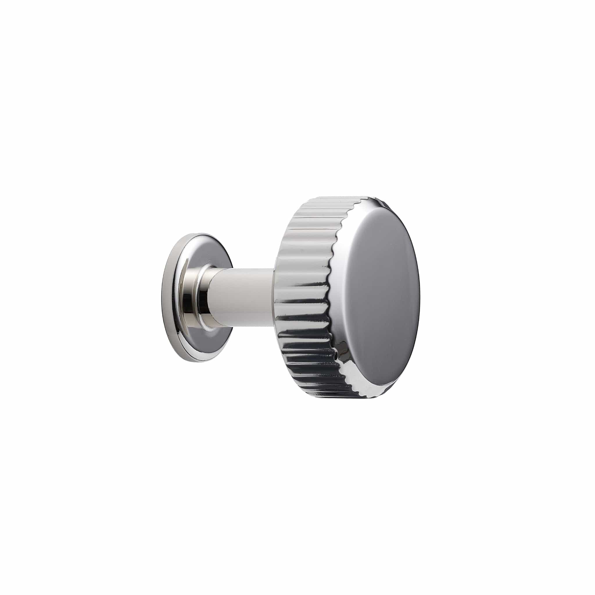 Villa Round | Knop i Blank Nikkel Ø 30 mm x D 20 mm Furnipart FINICC