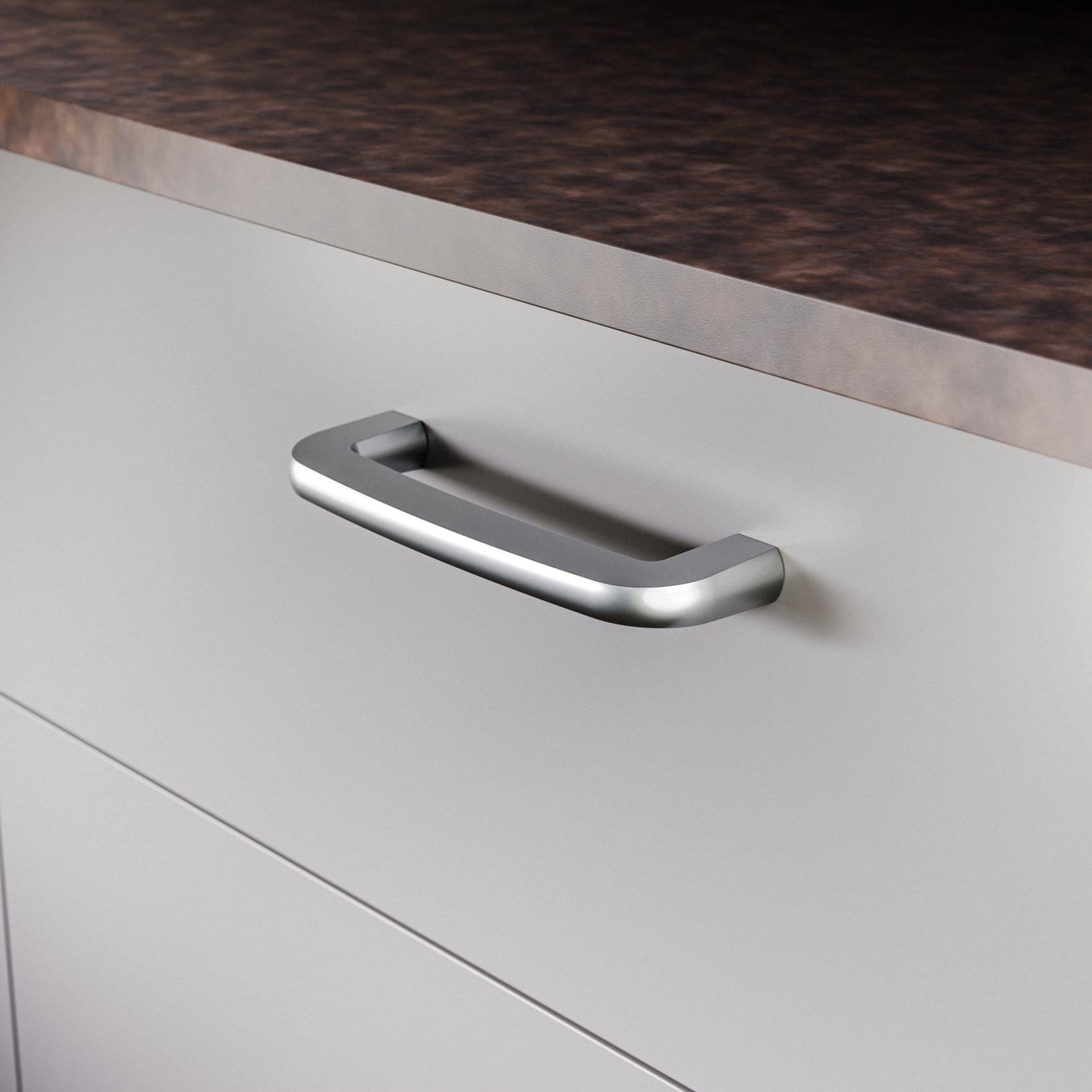 Visby | Greb i Rustfrit Stål Finish L 146 mm (C/C 128 mm) Twentytwo FINICC