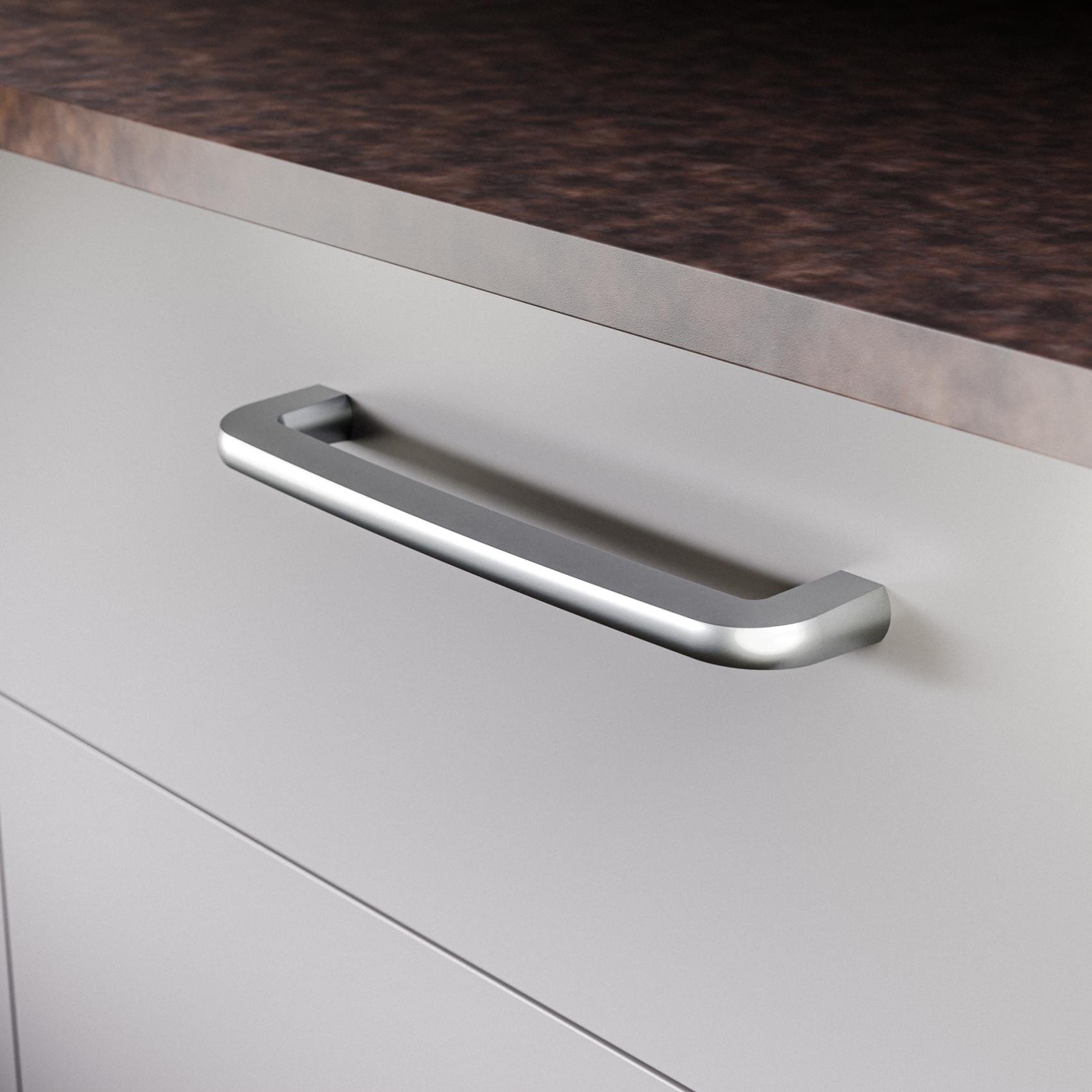 Visby | Greb i Rustfrit Stål Finish L 210 mm (C/C 192 mm) Twentytwo FINICC