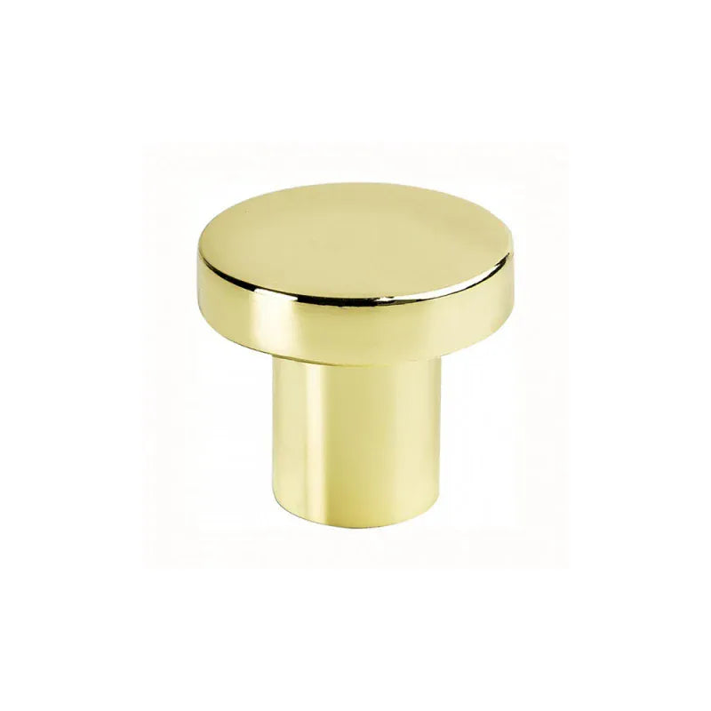 2078 | Knop i Blank Messing finish Ø 28 mm x D 25 mm Beslag Design BD-368055-11 FINICC