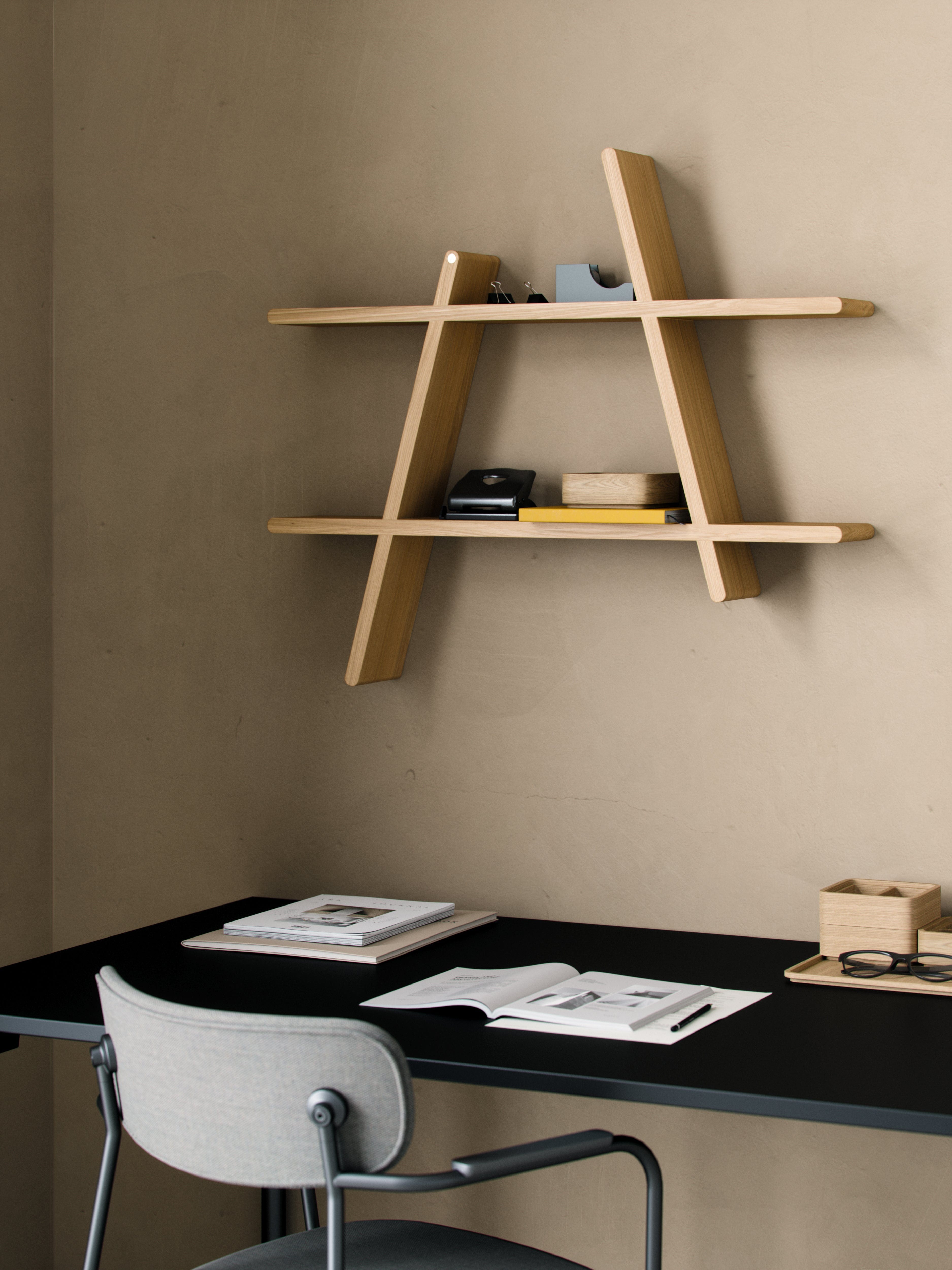 A-shelf Medium | Hylde i Olieret Eg Andersen Furniture AF-4-170050 FINICC