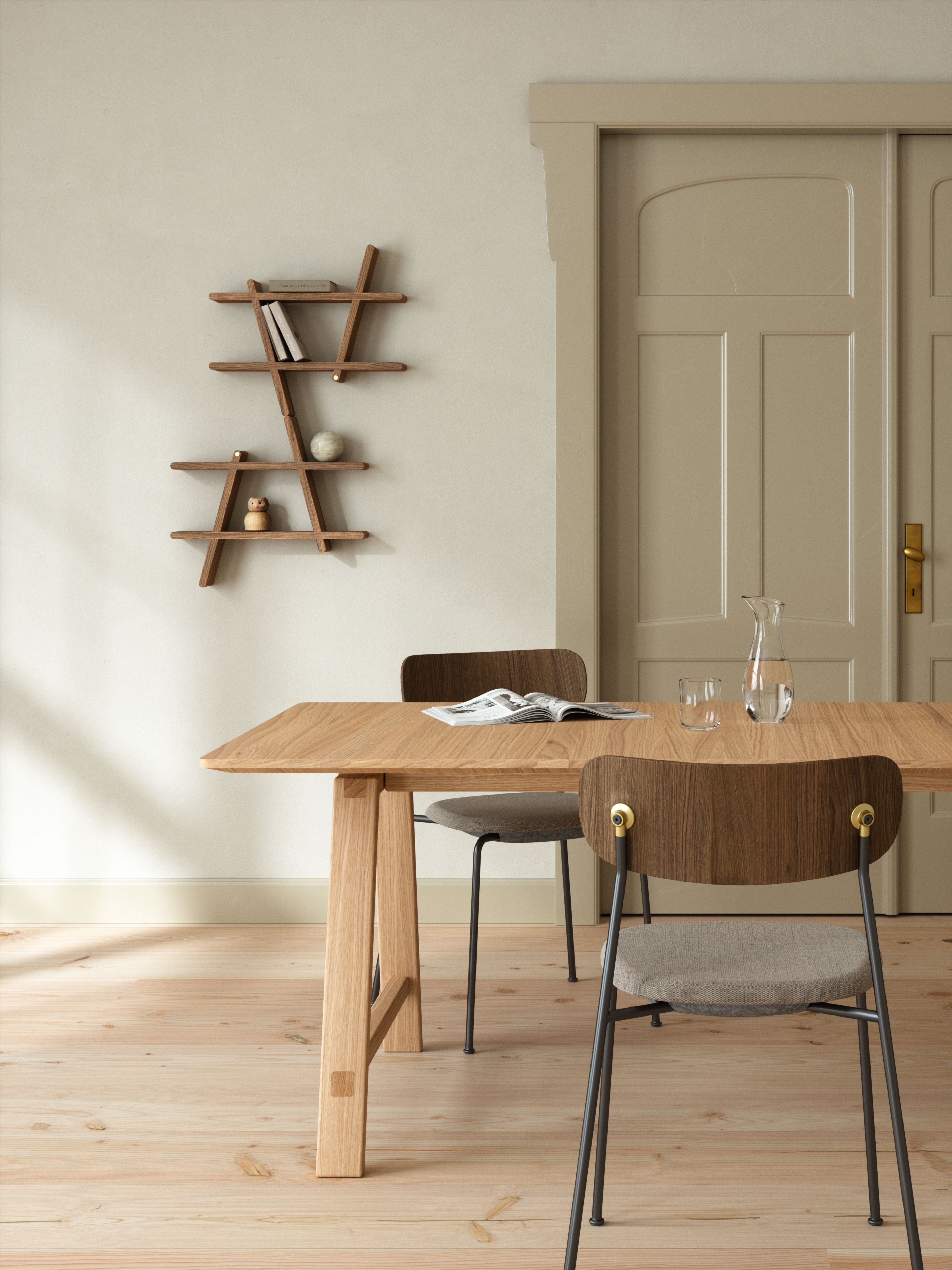 A-shelf Medium | Hylde i Røget Ask Andersen Furniture AF-4-170040 FINICC