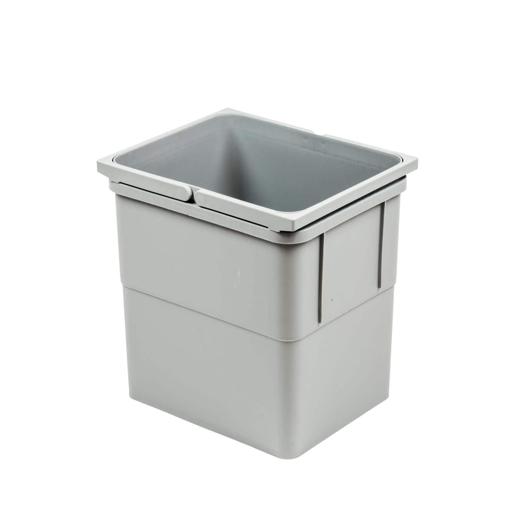 Affaldsspand på 17 liter kapacitet i grå plast Theofils TF-601593 FINICC