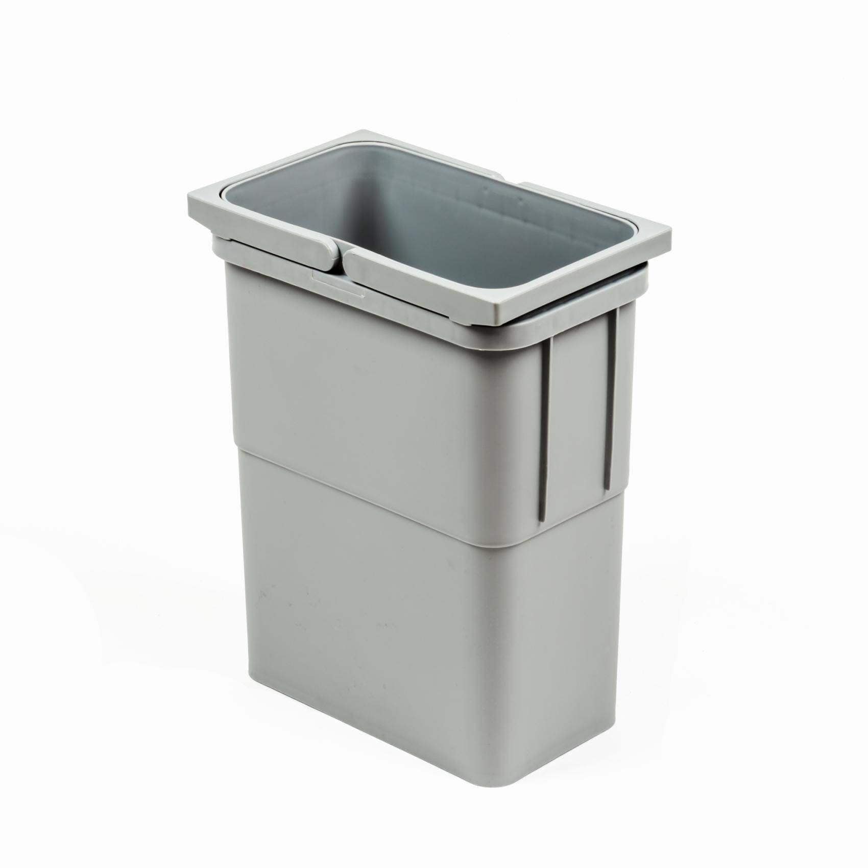 Affaldsspand på 8 liter kapacitet i grå plast Theofils TF-601594 FINICC