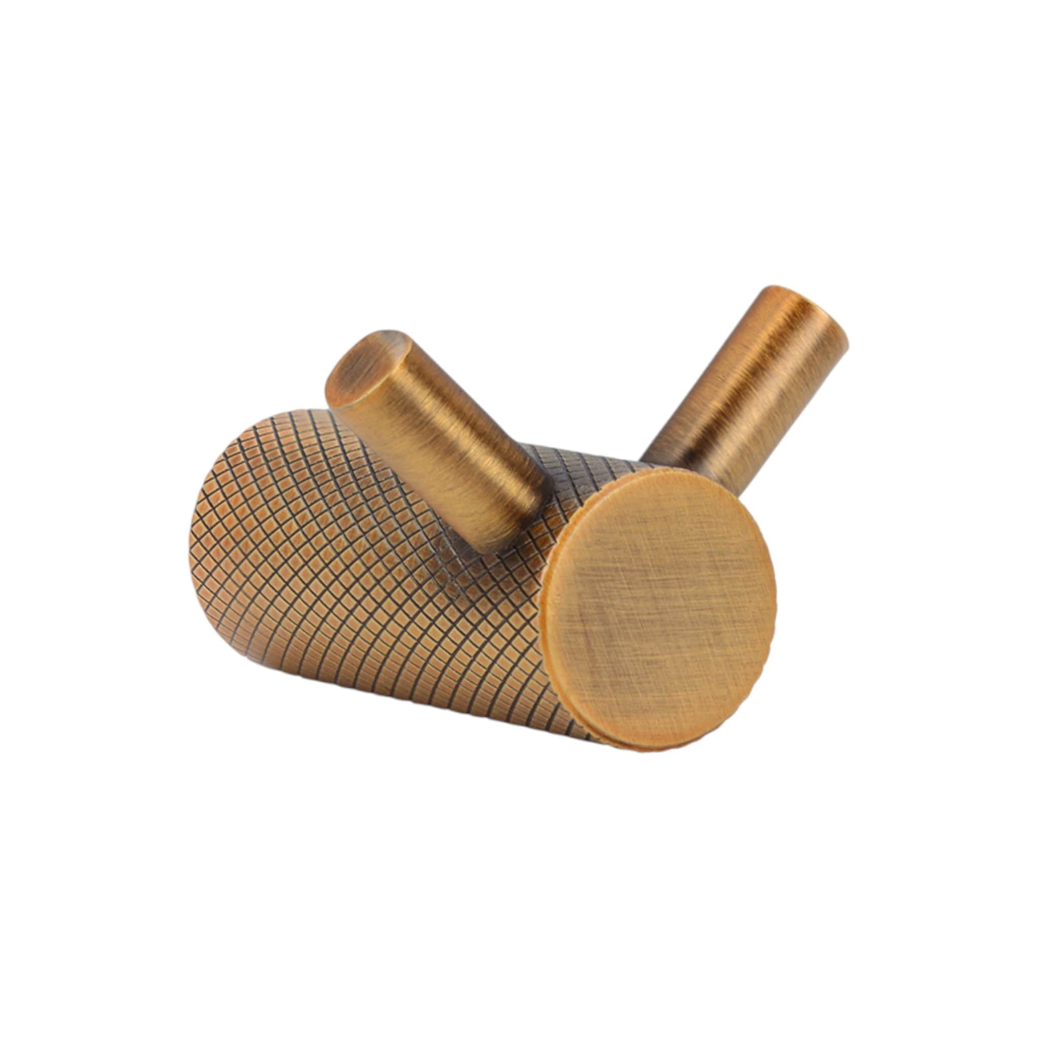 Arc Dobbelt | Knage i Antik Messing Ø 16 mm x D 40 mm SIRO SR-2463/ZN79 FINICC