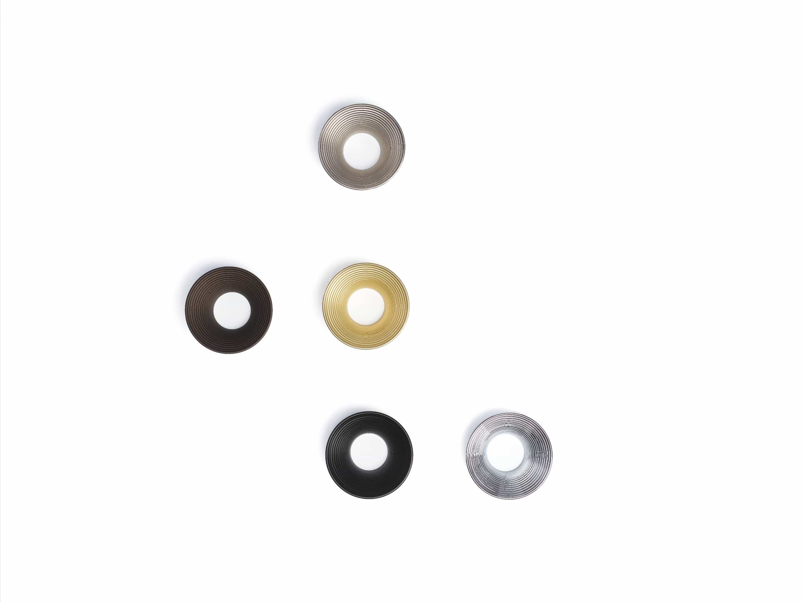 Arena | Knop i Mat Sort Ø 48 mm x D 20,5 mm METAKOR MK-11.4213.12 FINICC