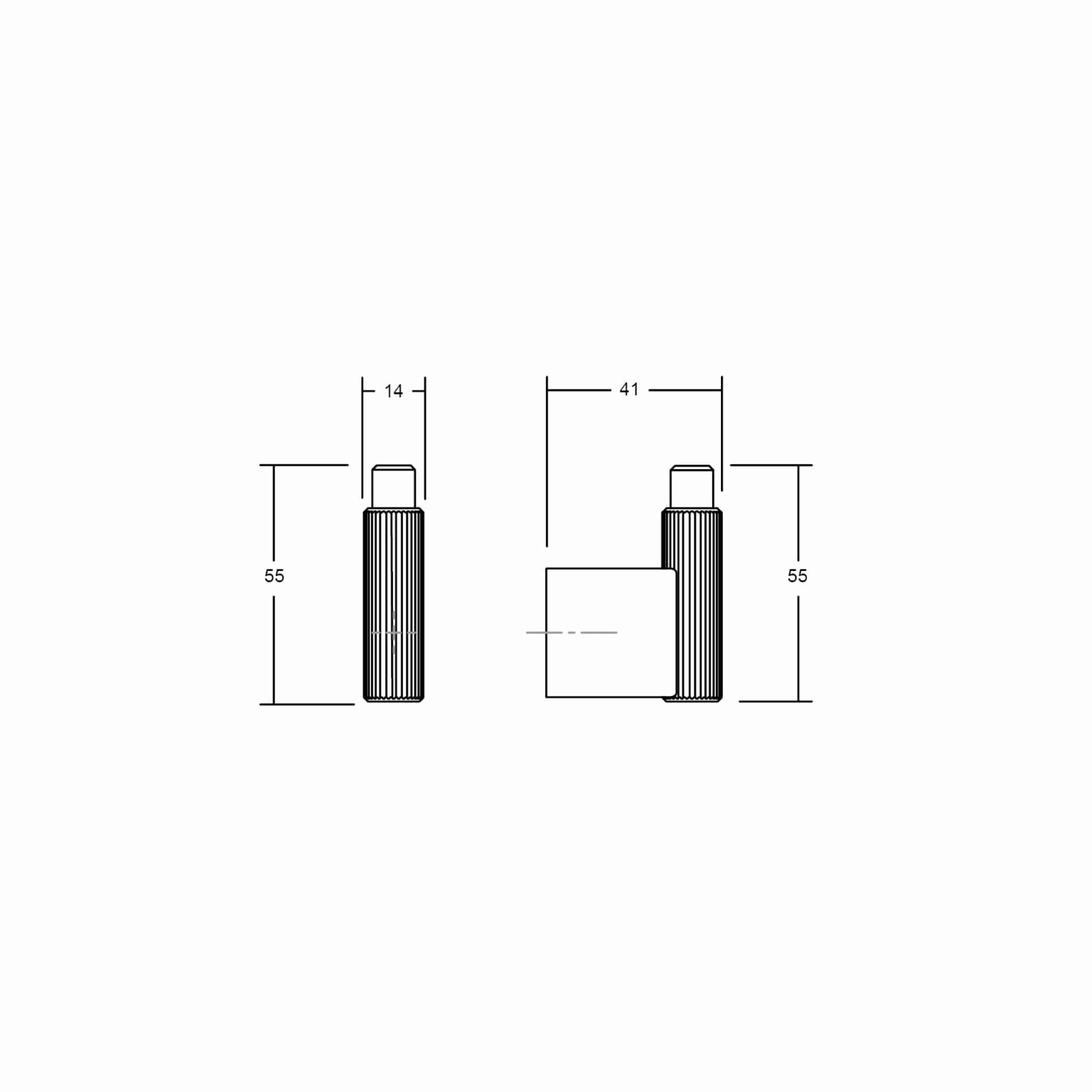 Arpa | Knage i Antik Messing H 55 mm x D 41 mm Viefe VF-7035014L623 FINICC