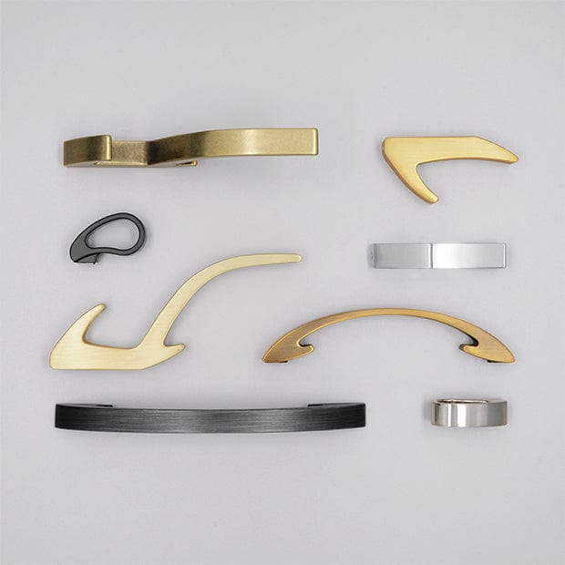 Aura | Knage i Blank Krom H 81 mm x D 40 mm SIRO SR-2433/ZN1 FINICC