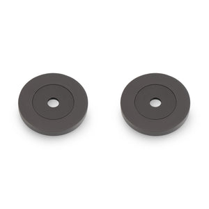 Bagplade til Pull Bars i Dark Bronze (Matcher Spitfire Hammered Pull Bar)