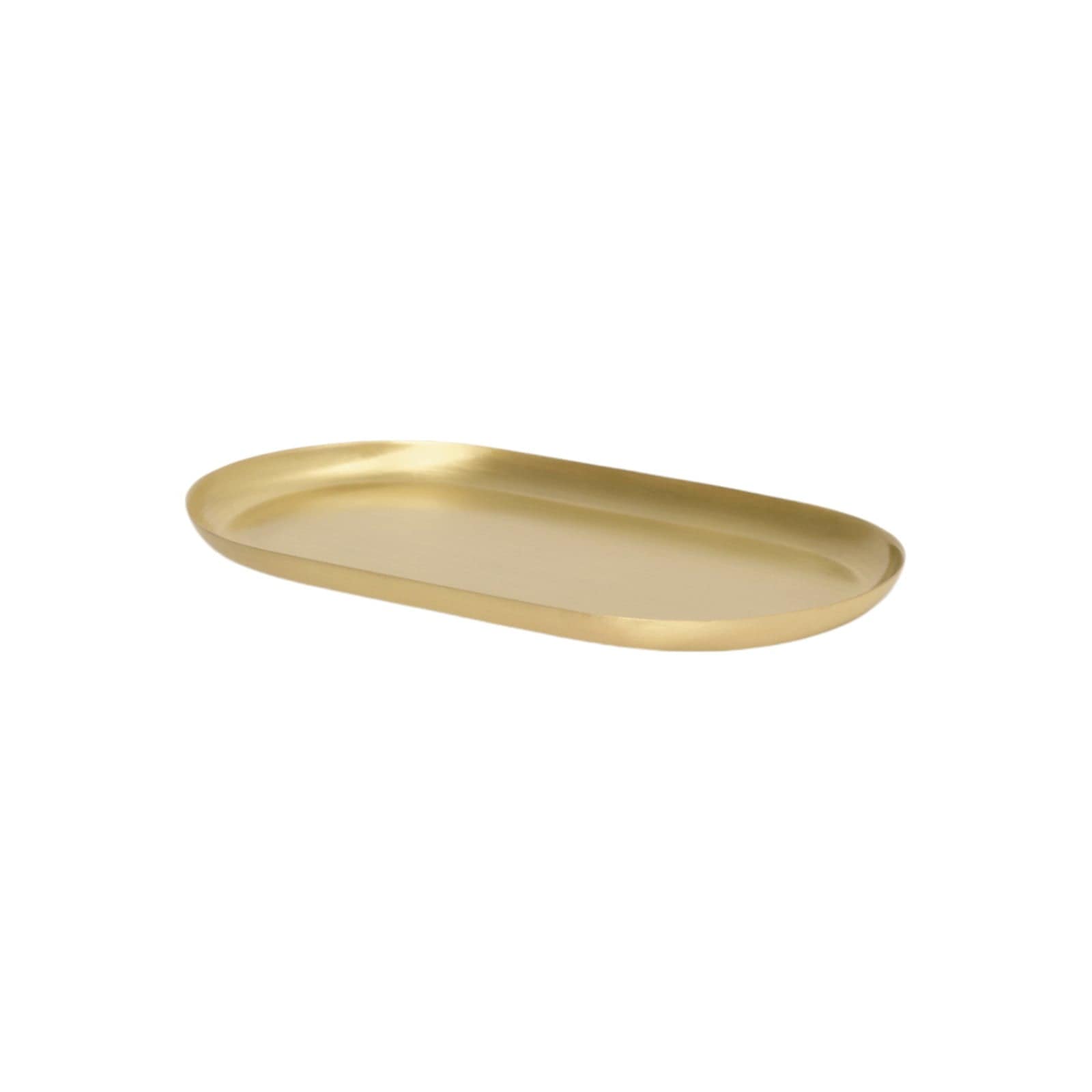 Basho Tray - Oval - Brass ferm LIVING FL-1104263842 FINICC