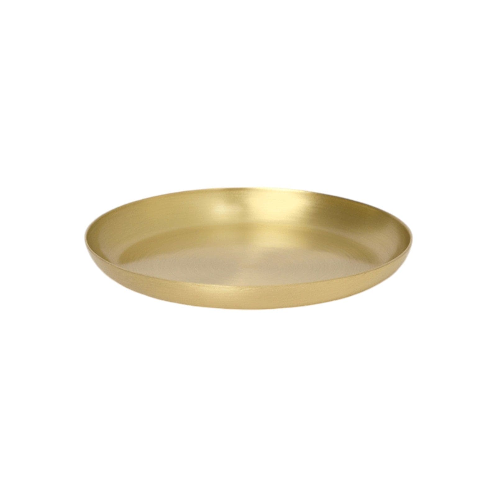 Basho Tray - Round - Brass ferm LIVING FL-1104263908 FINICC