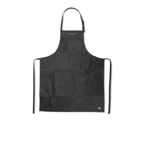 BBQ | Forklæde i Vintage Black Læder