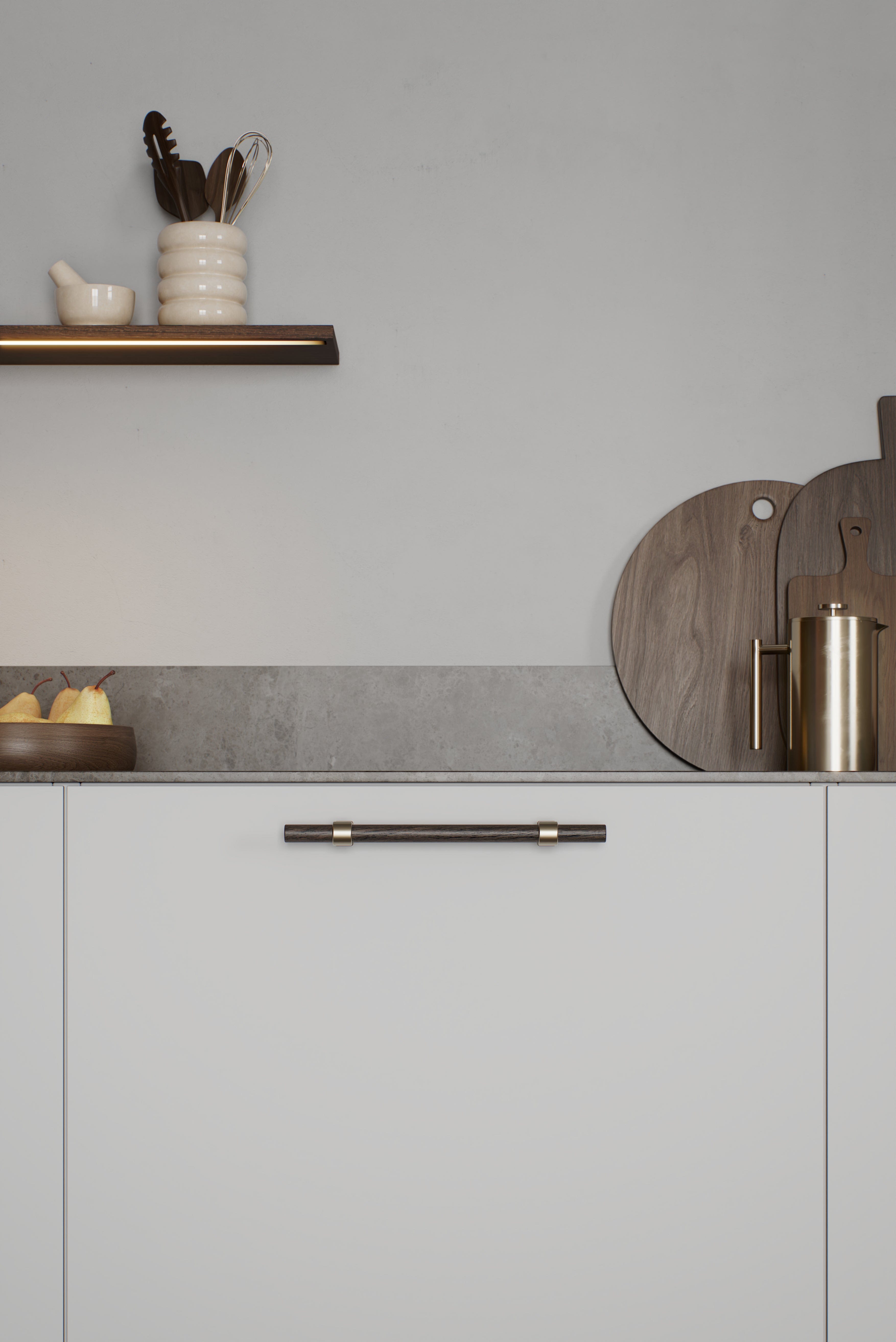 Bond | Greb i Messing Finish/Mørkebrun Furnipart FINICC