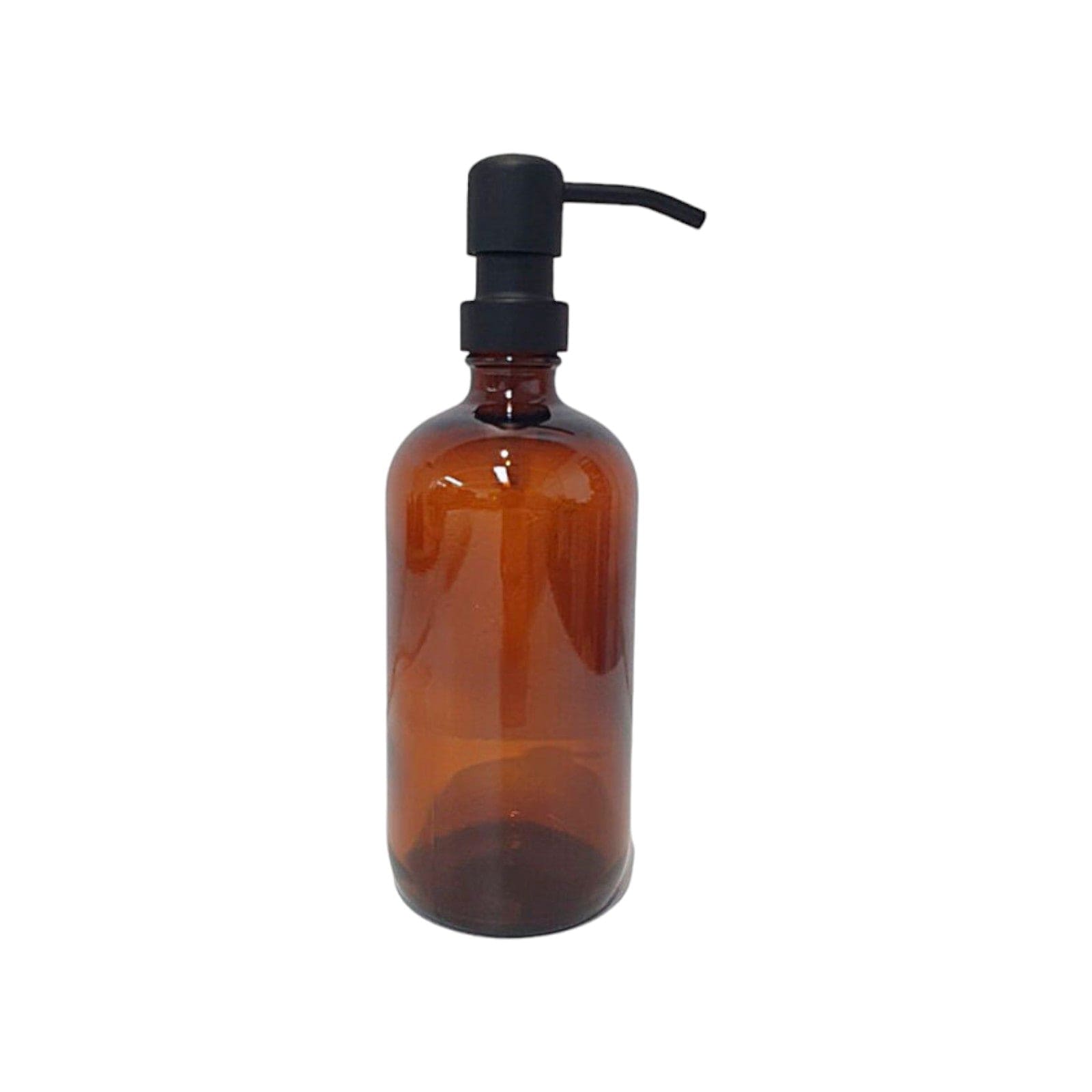 Bottle | Sæbedispenser i Brunt Glas og med Sort Pumpe MOUD Home MH-211415 FINICC