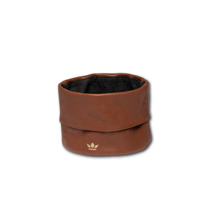 Brødkurv i Vintage Cognac Full Grain læder