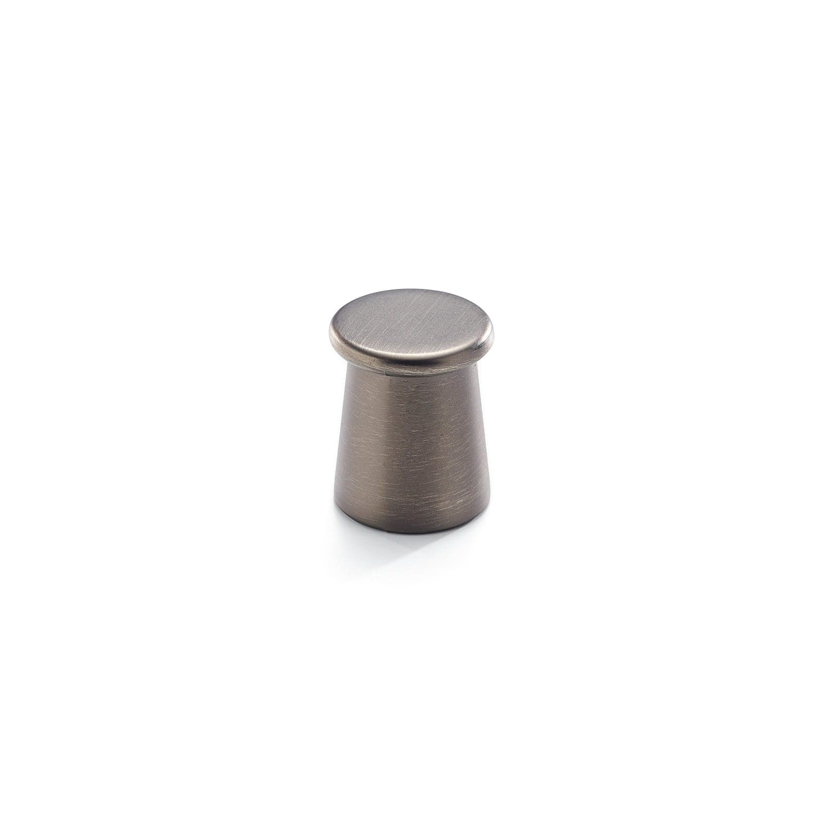 Buffer | Knop i Mat Titanium Ø 20 mm x D 25 mm METAKOR MK-11.4168.82 FINICC