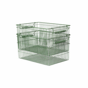 Cala Stackable - Set of 2 | Kurv i Verdant Green