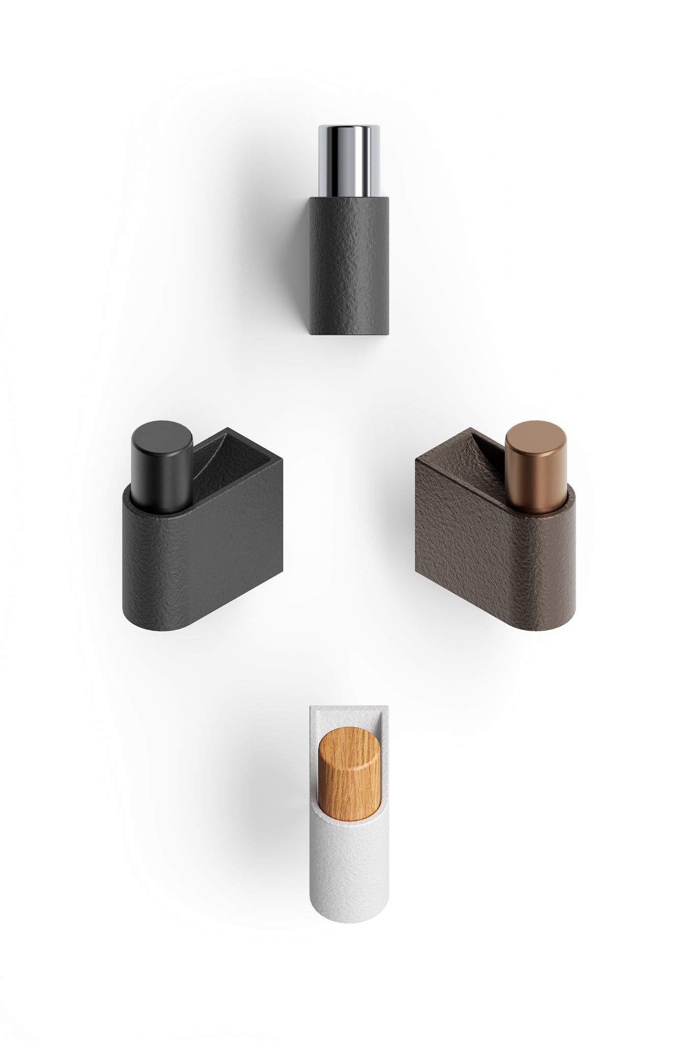 Casey | Knage i Sort L 23 mm x D 61 mm Viefe VF-7043050LMT2709 FINICC