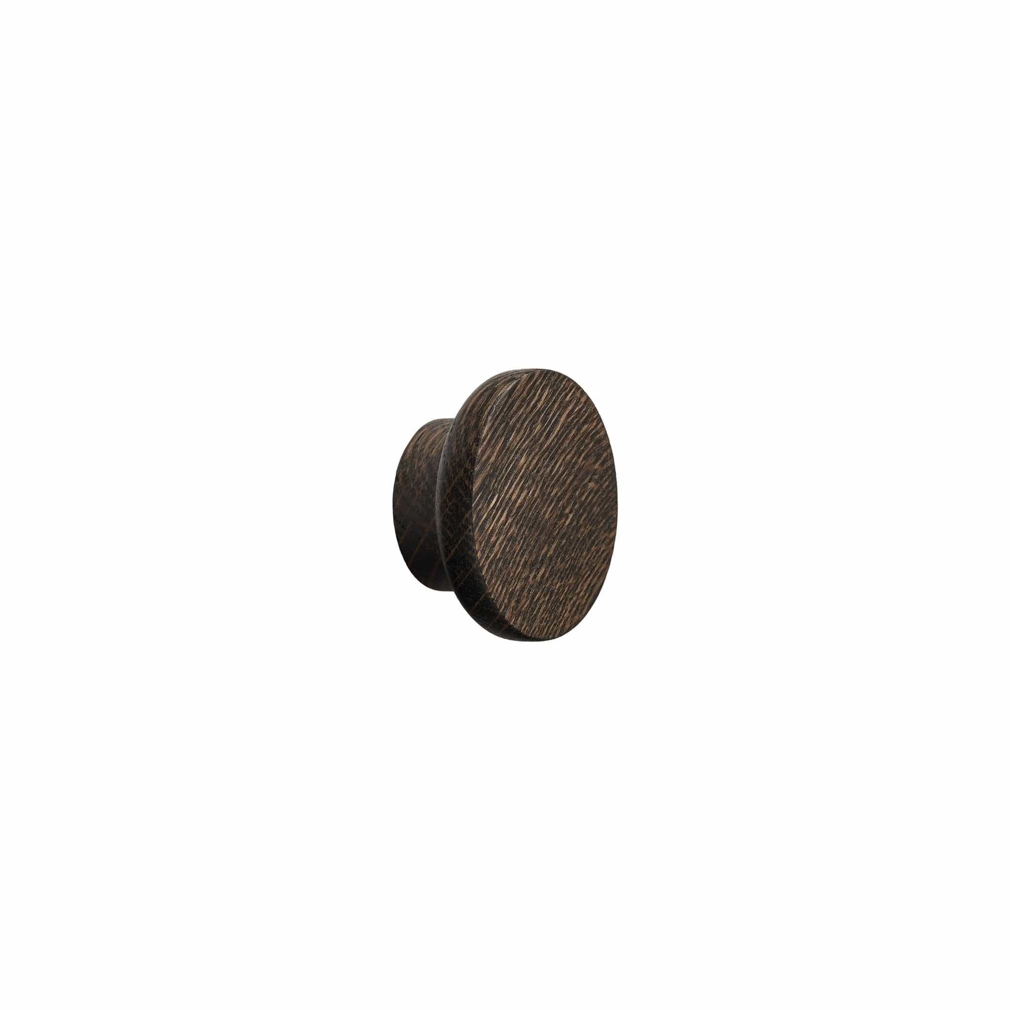Circle | Knop i Mørkebrun Eg Ø 50 mm x D 24 mm Furnipart FINICC