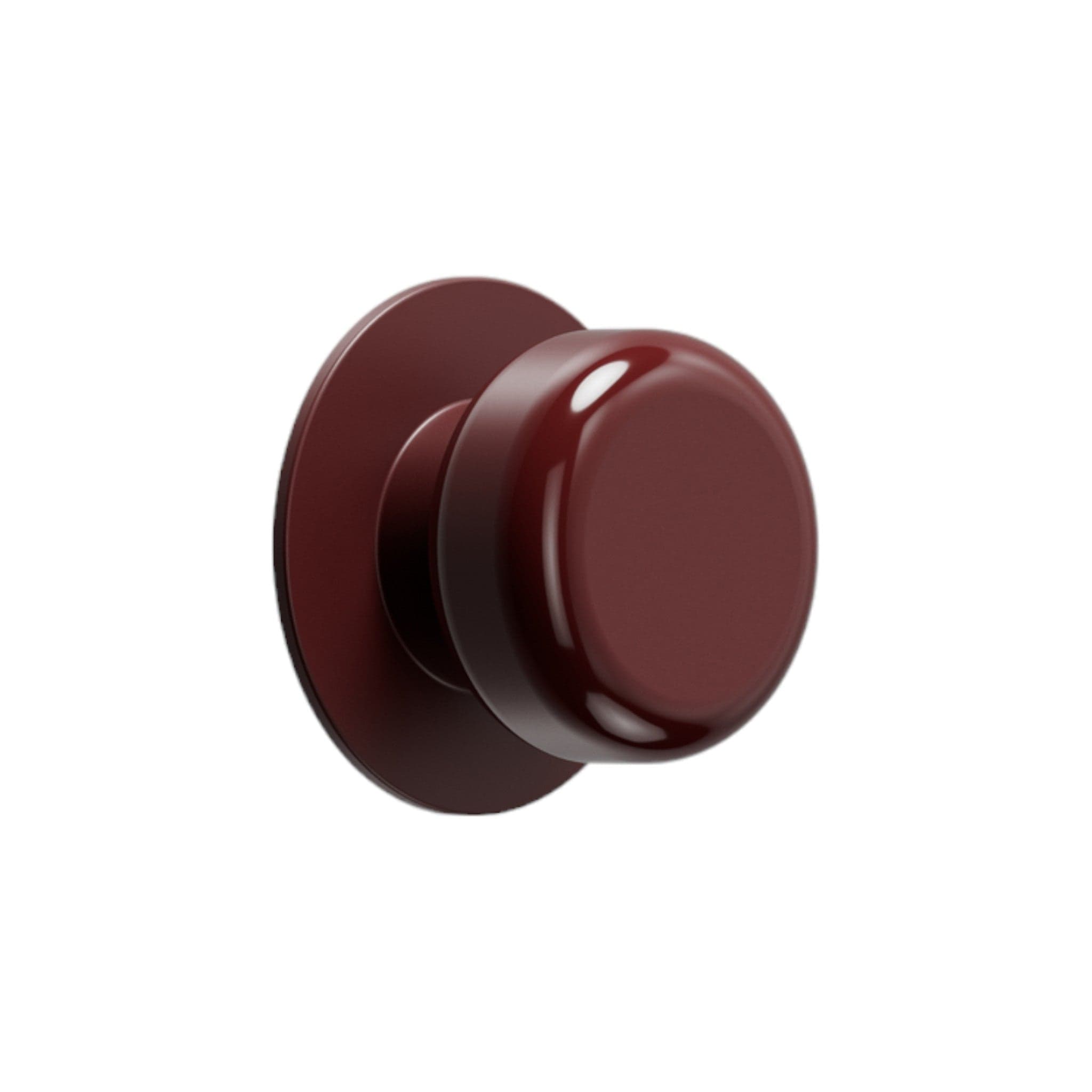 Colette | Knop i Blank Maroon Red Ø 50 mm x D 30 mm Furnipart FP-557720050-C007 FINICC