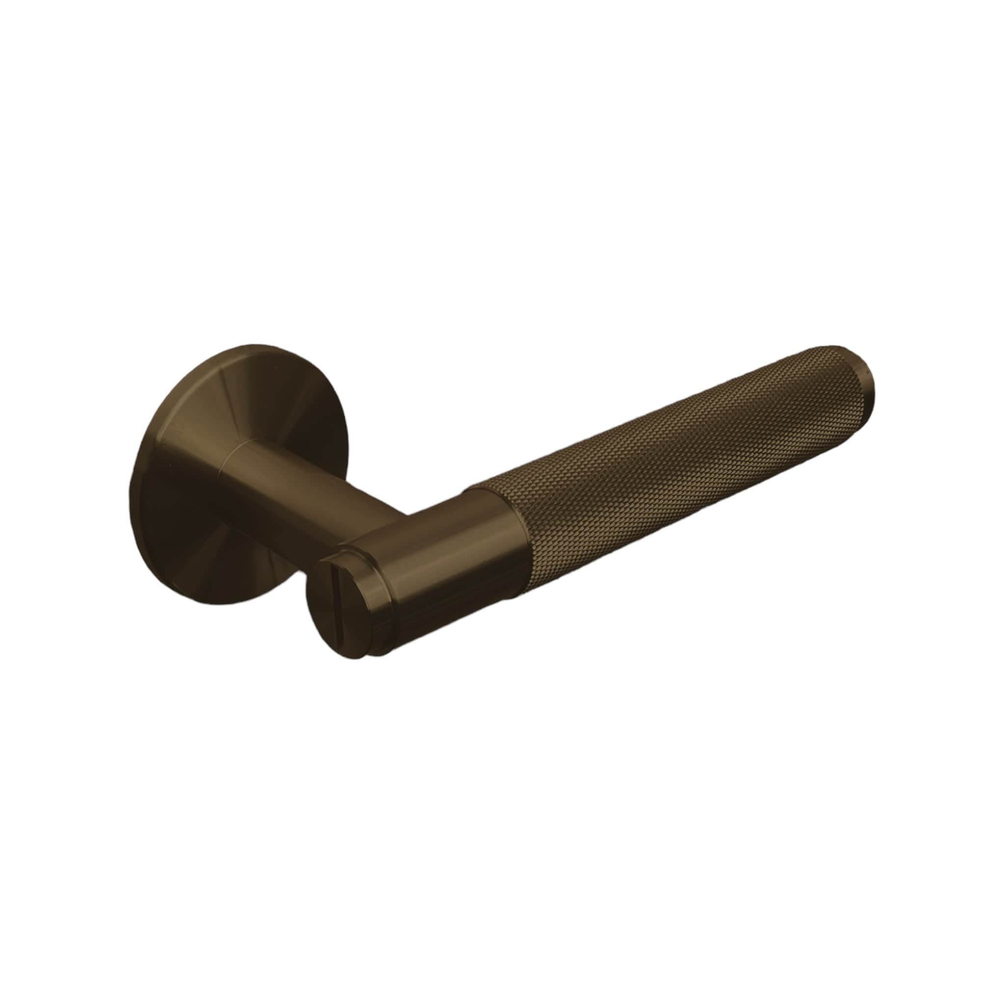 Cross | Dørhåndtag i Bruneret Messing (Smoked Bronze) L 145 mm (C/C: 30 mm) Buster + Punch FINICC