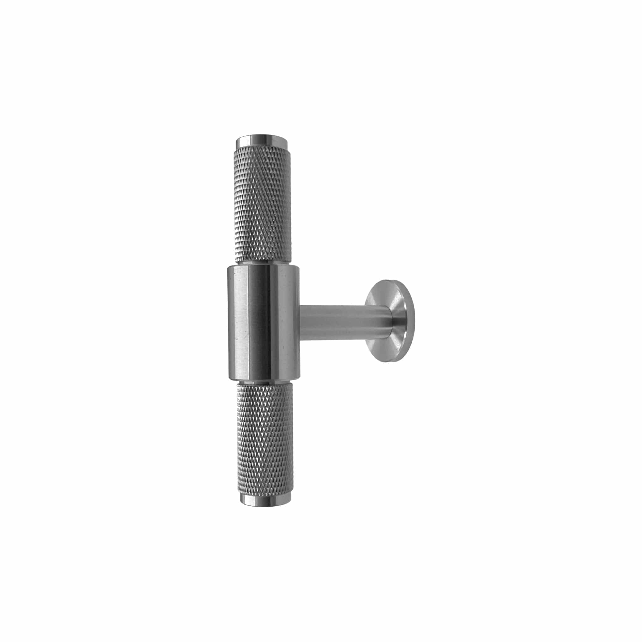 Cross T-Bar | Greb/Knop i Rustfrit Stål L 95 mm x D 50 mm Buster + Punch BP-UK-TB-H-ST-C FINICC