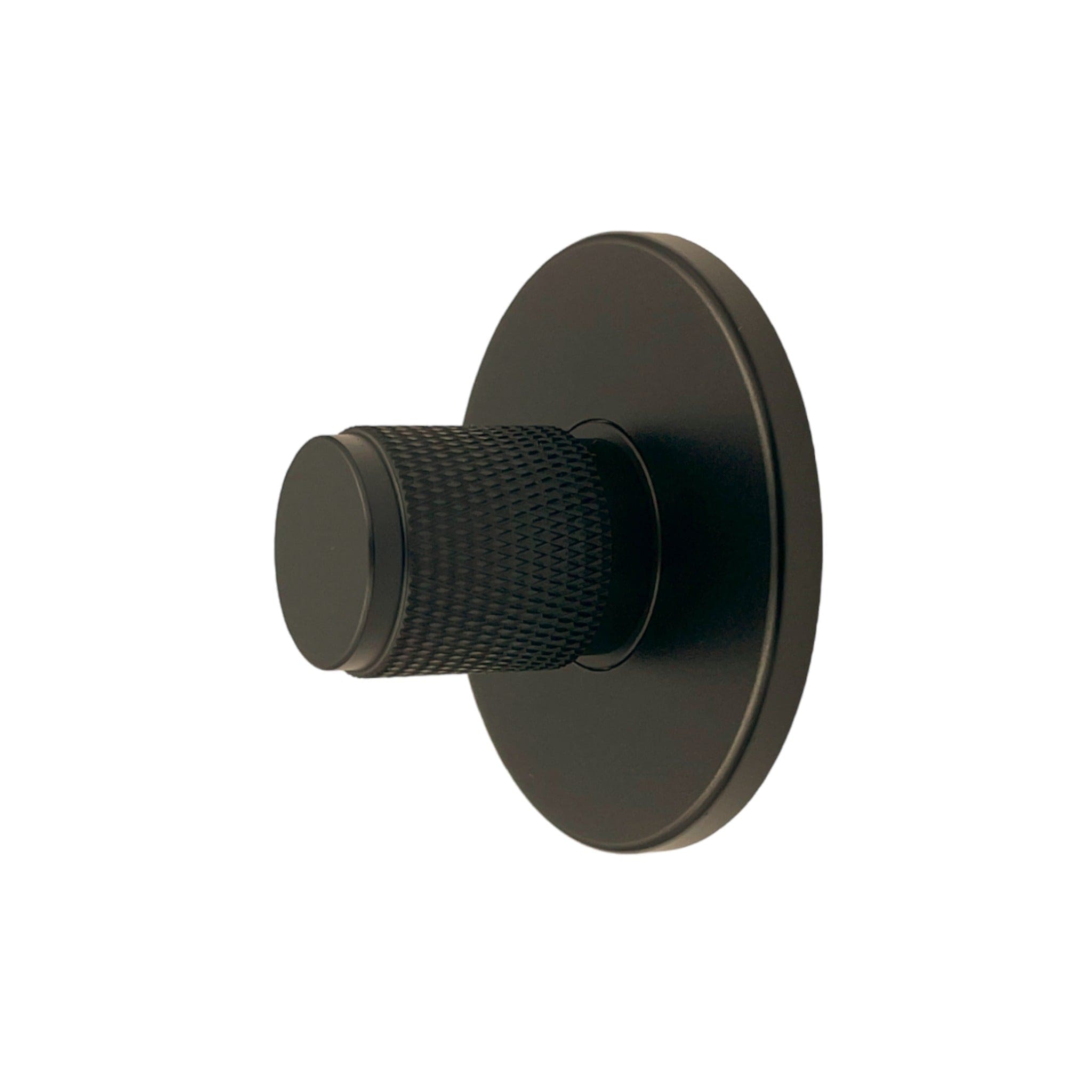 Cross | Toiletlås i Bruneret Messing (Smoked Bronze) Ø 51 mm (C/C: 27 mm) Buster + Punch BP-SW-TT-27-SM-A FINICC