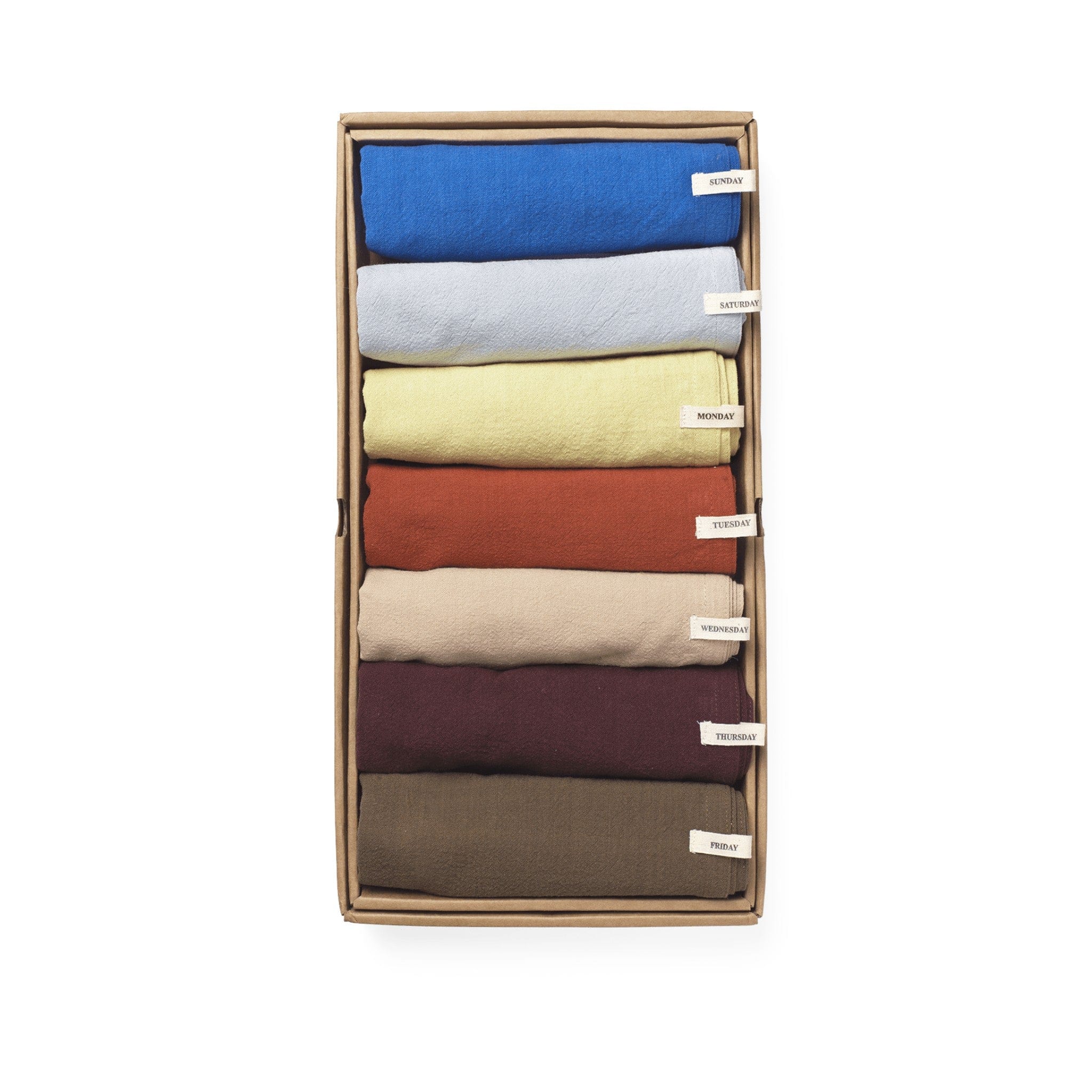 Day Tea Towel - Set of 7 - Multi | Viskestykke i Multi L 70 mm x B 50 mm Ferm Living FL-1104269748 FINICC