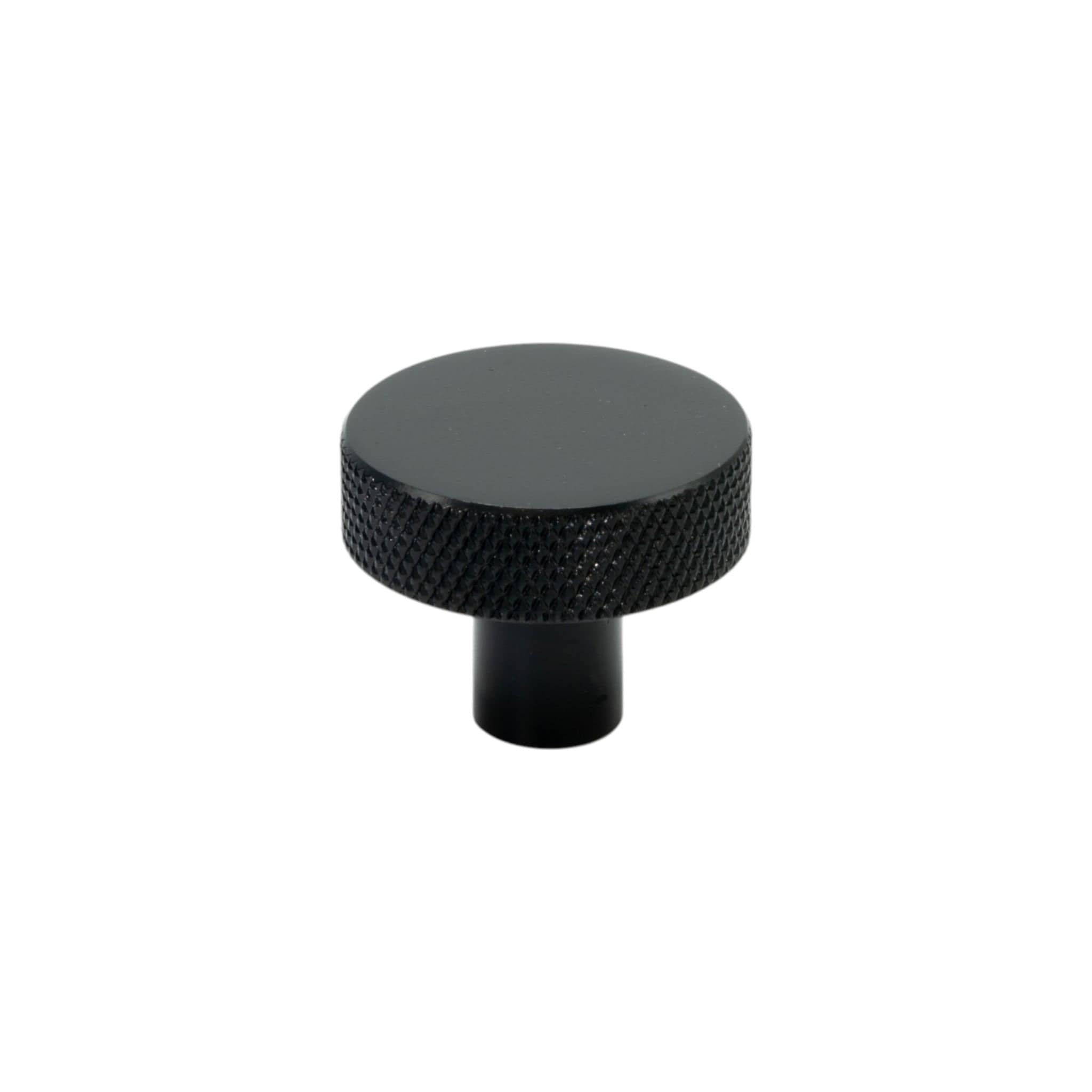 Flat | Knop i Mat Sort Ø 32 mm x D 26 mm Beslag Design BD-309160-11 FINICC