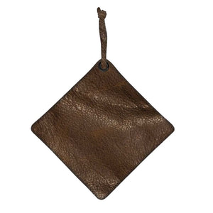 Grydelap i Vintage Brown Full Grain læder (1 stk)