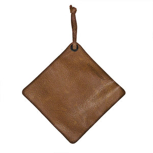 Grydelap i Vintage Cognac Full Grain læder (1 stk)