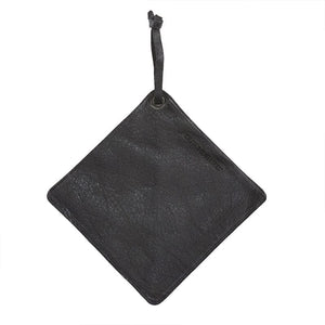 Grydelap i Vintage Grey Full Grain læder (1 stk)