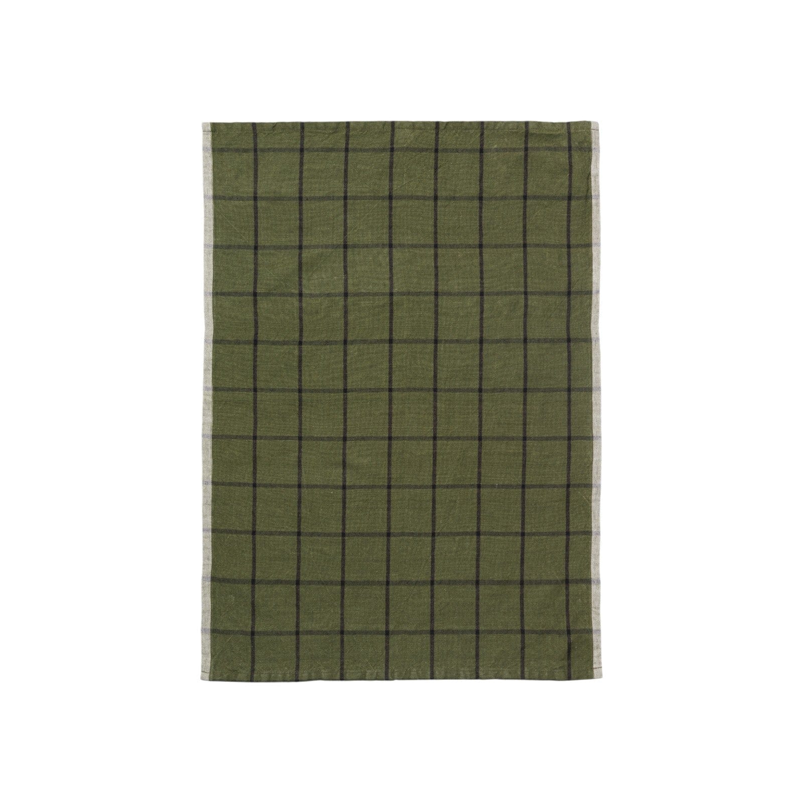 Hale Tea Towel - Green/Black ferm LIVING FL-100089655 FINICC