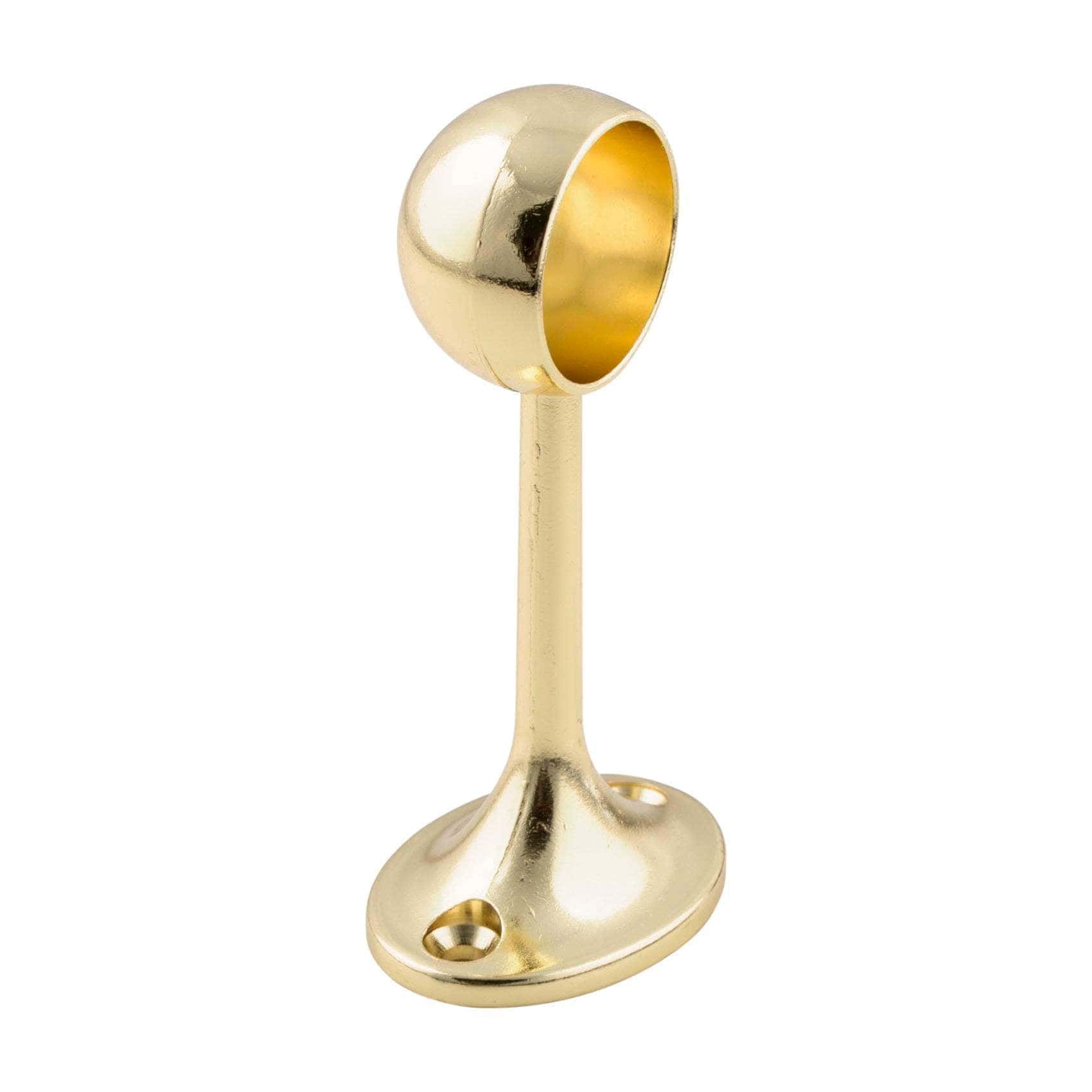 Heritage | Rørholder i Blank Messing Finish (endestykke) L 90 mm x D 25 mm Theofils TF-602527 FINICC