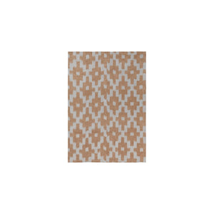 Ikat | Viskestykke i Mist Blue/Terracotta