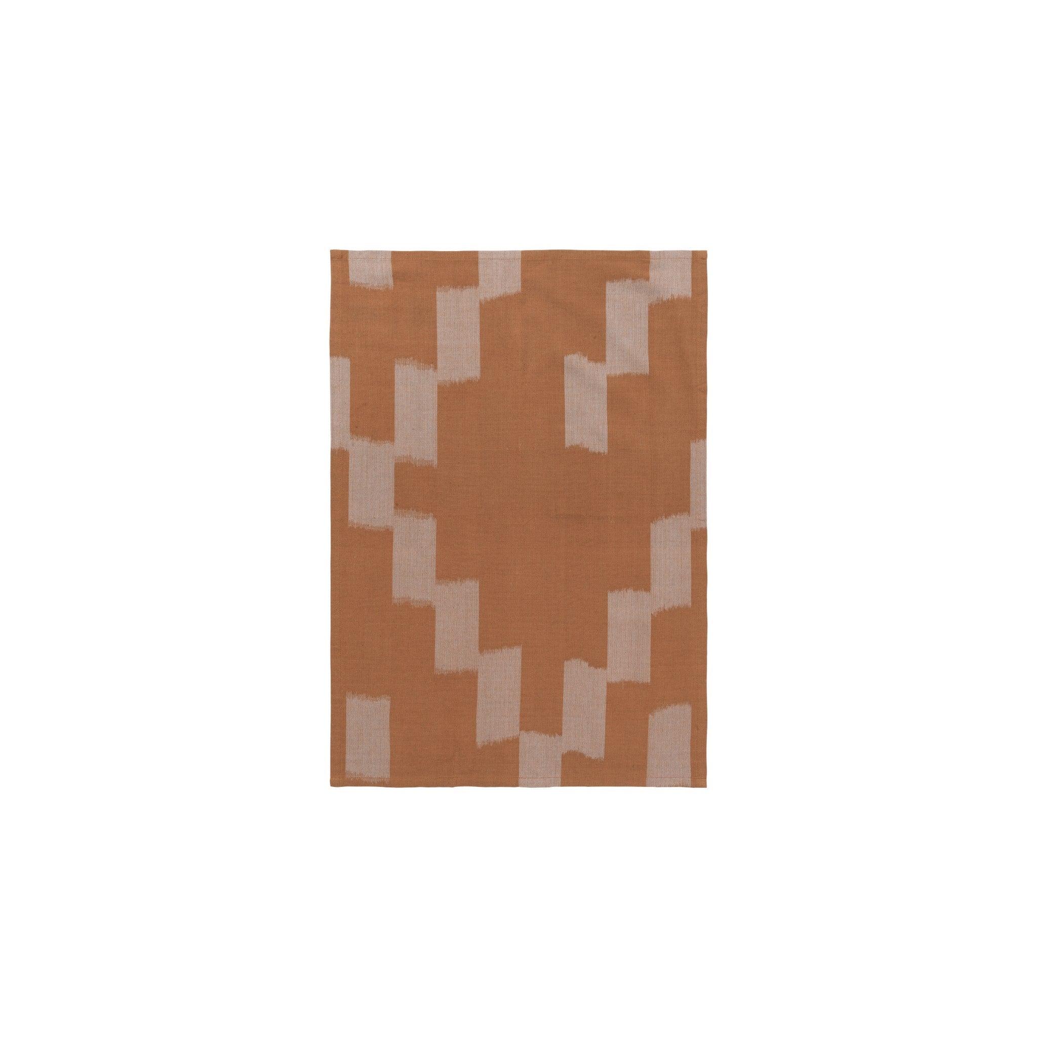 Ikat | Viskestykke i Terracotta/Mist Blue L 70 mm x B 50 mm Ferm Living FL-1104270943 FINICC