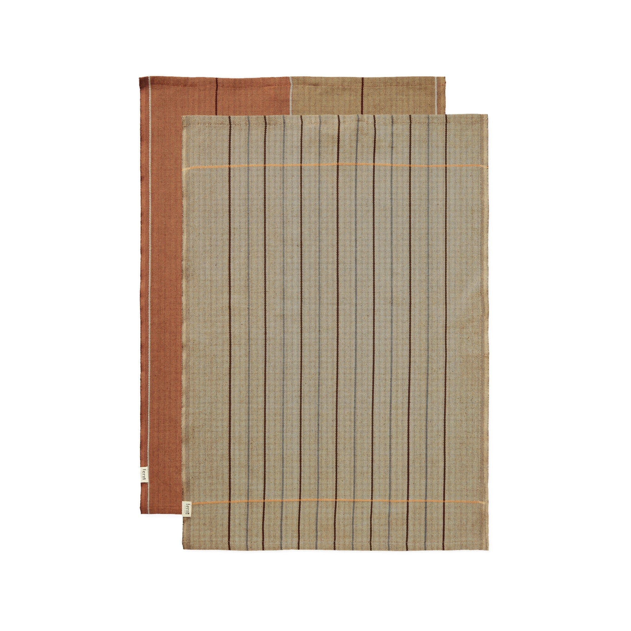 Ito - Set of 2 | Viskestykker i Hazel/Oat L 70 mm x B 50 mm Ferm Living FL-1104270140 FINICC
