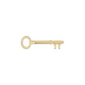 Key One | Nøgle i Blank Messing med Lak (nye døre m/ Boda 2014 låsekasse) Sibes KC-201458 FINICC