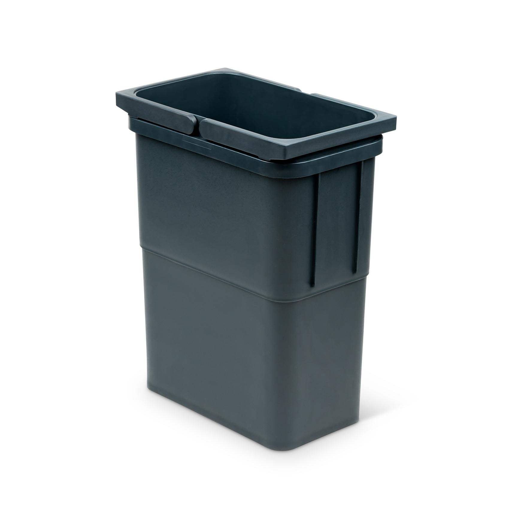 Kompostspand på 8 liter kapacitet i antracit farvet plast, inkl bundrist Theofils TF-601597 FINICC