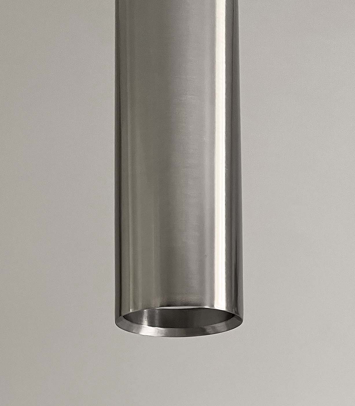 Kyst | Pendel i Børstet Stål L 28 cm x Ø 6 cm MOUD home MH-211930 FINICC