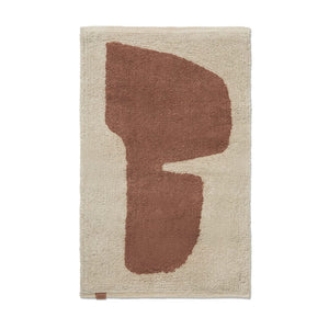 Lay Washable Mat - Parchment/Rust