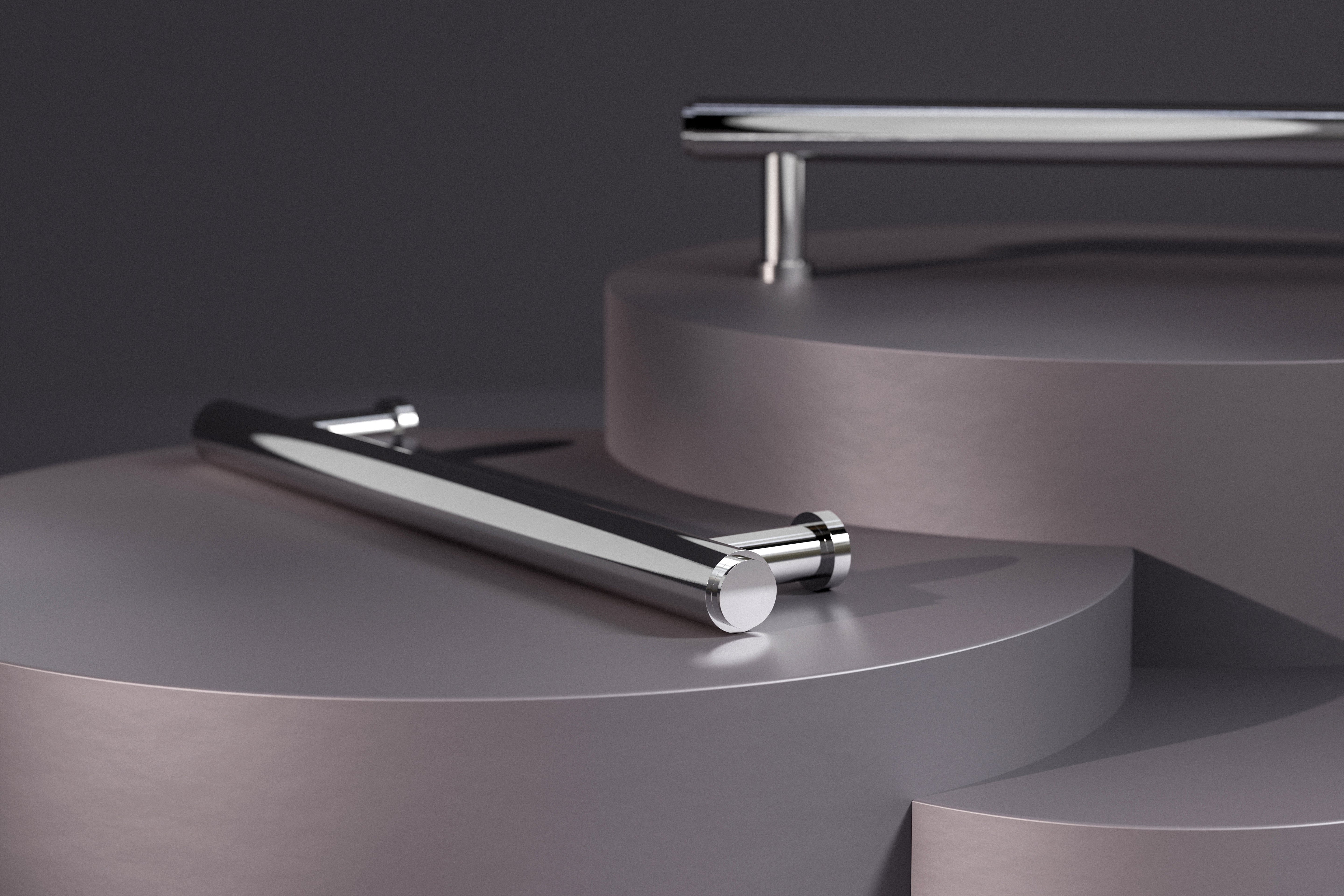 Matera | Greb i Børstet Rustfrit Stål Finish L 165 mm (C/C 128 mm) Theofils TF-11872587SP FINICC