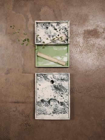 Mist | Bakke i Emerald Off-white L 100 mm x B 150 mm ferm LIVING FL-1104270001 FINICC