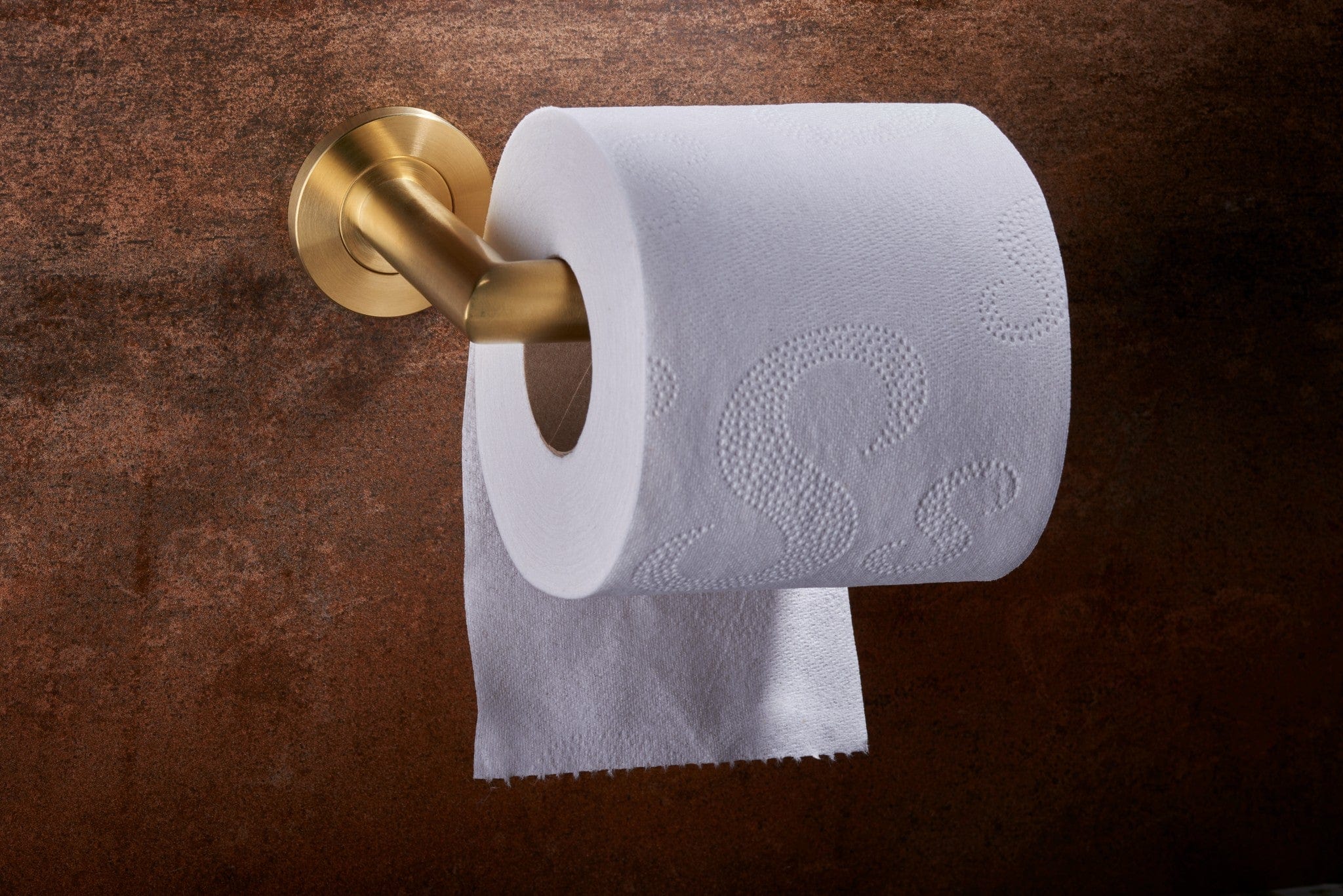Mitred | Toiletrulleholder i Børstet Messing (PVD) Carlisle Brass LX07SPVD FINICC