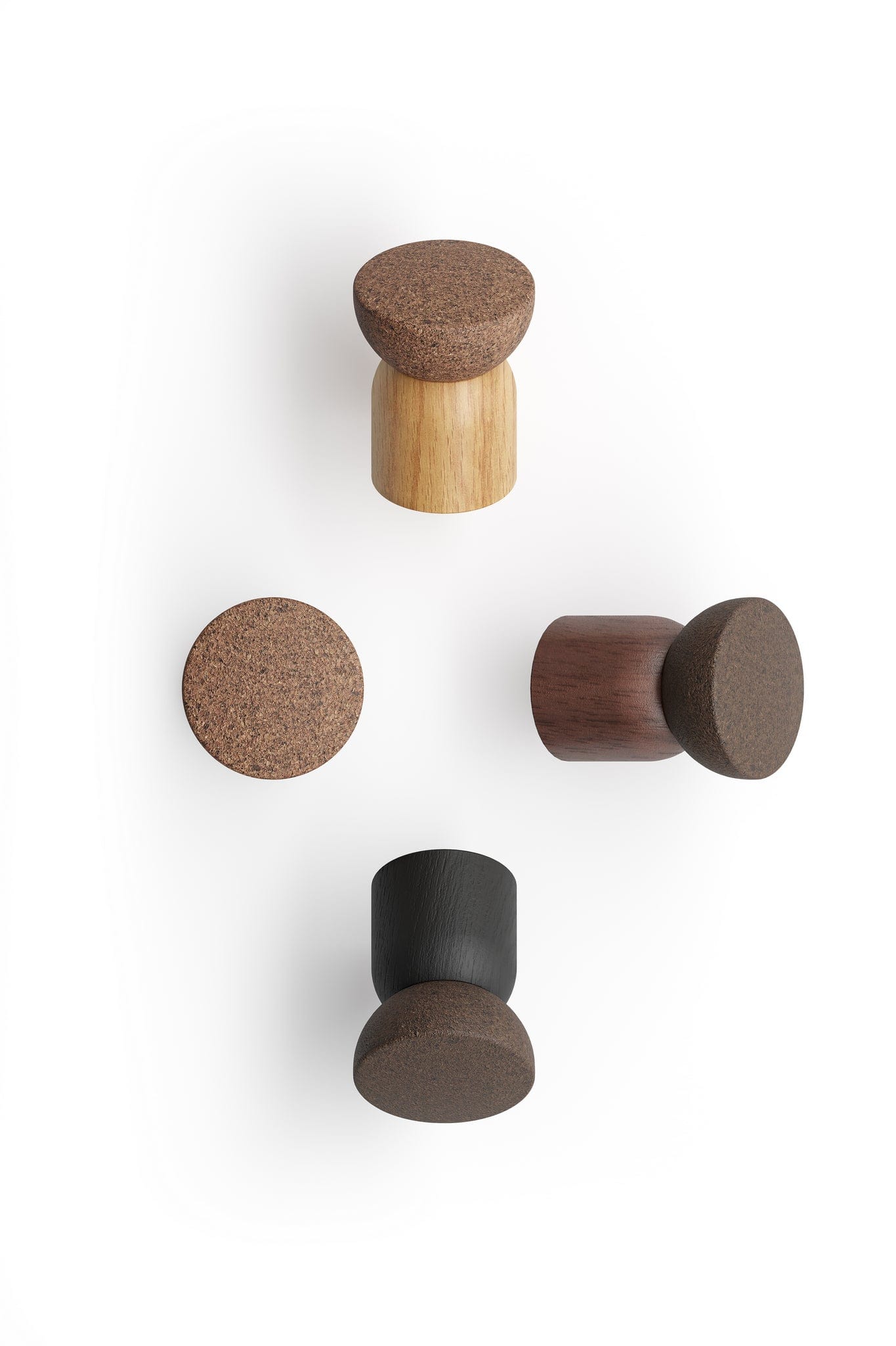 Piece | Dørstopper i Lakeret Eg/Kork Ø 48 mm x H 59 mm Viefe VF-8015048N1600 FINICC