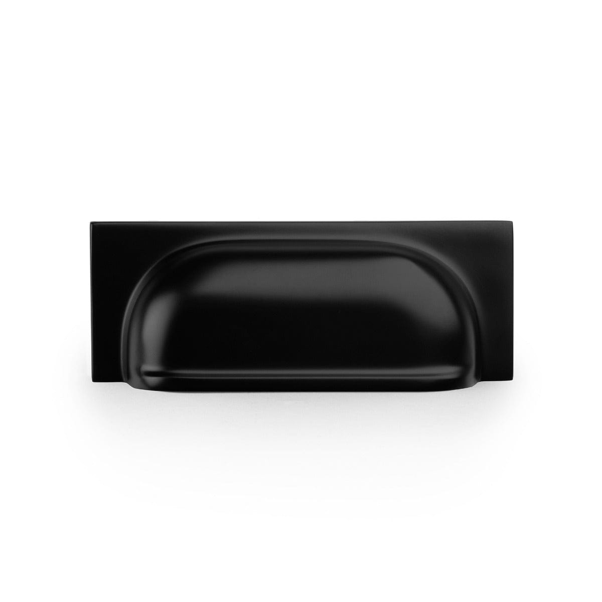Quantock | Skålgreb i Mat Sort L 108 mm (C/C 96 mm) Alexander & Wilks AW905BL FINICC