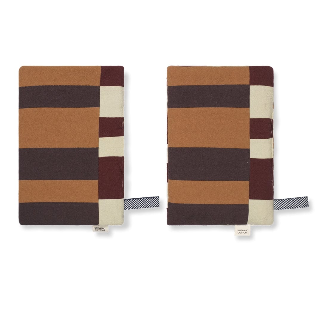 Section Pot Holder - Set of 2 - Patchwork ferm LIVING FL-1104268709 FINICC